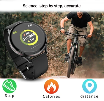 LIGE 2020 Naujas Smart watch Vyrų Vandeniui sporto Žiūrėti Moterų Fitneso tracker skambinkite informaciją, Širdies ritmas, kraujo spaudimas smartwacth