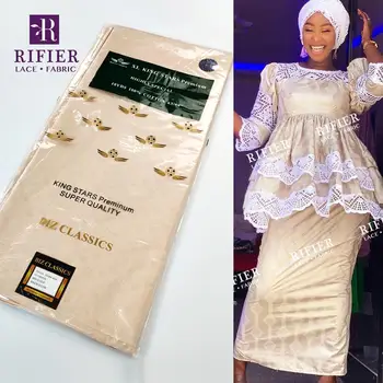 XL Dydis Baseino Riche Getzner 2020 Naujas Stilius Su Kvepalų Afrikos Moterų Suknelė Nėrinių Audinio Siuvimo, Drabužių 5 Metrų Baseine Riche