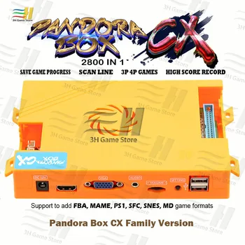 Pandora box CX 2800 1 šeimos versiją galite išsaugoti žaidimą usb jungtis 3P 4P Gali pridėti žaidimą tekken 3d mortal kombat Žudikas instinktas