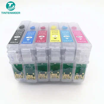 TINTENMEER daugkartiniai tuščia kasetė su auto reset chip T0821 serijos 82n epson T50 R270 R290 R390 RX590 RX610 RX615 RX690