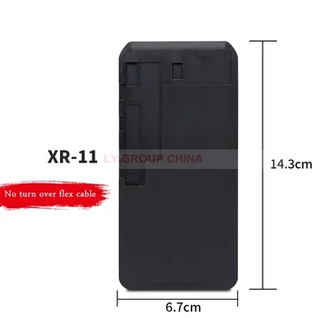 Iphone 6G 6P 6SP 7G 7P 8P X XS MAX XR 11 pro Max Slėgis LCD Laminavimo Staklės, Juoda Guma Silicio Kilimėlis