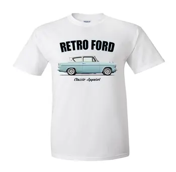 Mados Prekės Ženklo Fitneso Slim Fit Classic Amerikos Automobilių Gerbėjai Anglia T-Shirt. Retro Classic Car. Modifikuotas. Rockabilly.Nuotraukų T Shirts