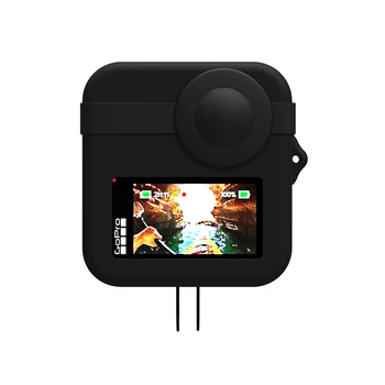 Silikono Atveju apsaugos GoPro Max Objektyvo Apsauginis Dangtelis, dėl GoPro MAX Panoraminis Veiksmų Fotoaparato Priedai