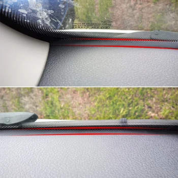 QCBXYYXH Automobilių stiliaus Gumos Anti-Triukšmo garso izoliacija apsauga nuo dulkių Automobilio prietaisų Skydelyje priekinio Stiklo Sandarinimo Juosteles Suzuki Baleno-2018