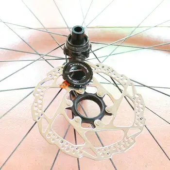 Mountain Road Bike Bicycle Center lock Adapteris Diskiniai Stabdžiai Rotoriaus Padengti 12/15/20MM Per Ašies