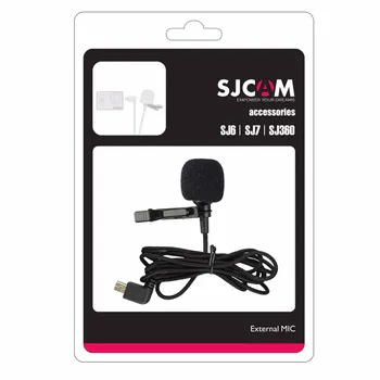 2018 Originalus SJCAM Priedai Išorinį Mikrofoną su Įrašo Tipo SJCAM SJ6 Legenda/SJ7 Star/SJ360 4K Sporto Veiksmo Kameros