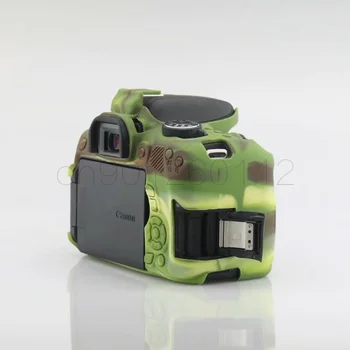 750D Minkšto Silikono Guma, vaizdo Kameros Apsauginė Kūno Padengti Atveju Odos Canon 750D Fotoaparato Krepšys