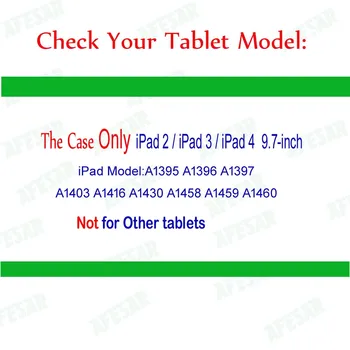 Knyga Flip Cover For apple iPad 2 3 4 (9.7
