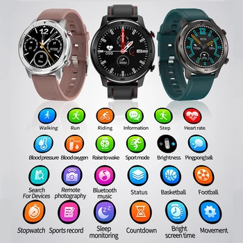 DT78 Smart Watch Vyrai Moterys Smartwatch Apyrankę Fitneso Aktyvumo Seklys Nešiojami Įrenginiai Vandeniui Širdies ritmo Monitorius Grupė
