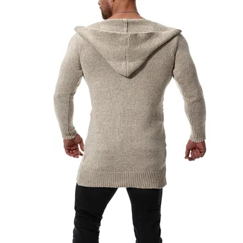 Rudenį Atsitiktinis Vyrų Džemperis O-Kaklo Dryžuotas Slim Fit Knittwear Vyrų Megztiniai