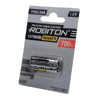 Ličio baterija robiton nugalėtojas r-fr03 BE2