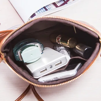 Korėjos versija, mini shell moterų pečių krepšys mobiliojo telefono maišelį merginos Crossbody Maišas PU odos Moteriška Sankabos Piniginės