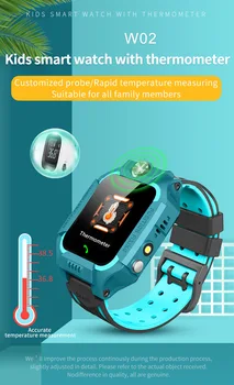 Smart Laikrodis su Temperatūros Vaikams Žiūrėti Telefonas, Nemokamas Pristatymas į Braziliją Mėgėjams Slaugytoja Smartwatch Plonas Termometras Laikrodis