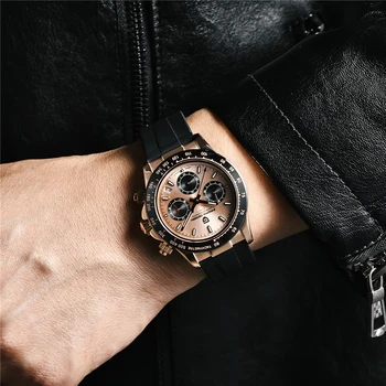 2020 Naujas Vyrai Laikrodžiai PAGANI DIZAINO Top Brand Prabangius Kvarcas Sporto Žiūrėti Vandeniui Vyrų Automatinis Chronograph Reloj Hombre