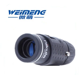 Weimeng Nauja atvykimo 7*18 kartų Monokuliariniai teleskopas Mini mėlyna filmas keitimas akinių HD ir HQ gamykloje tiesiogiai tiekimo