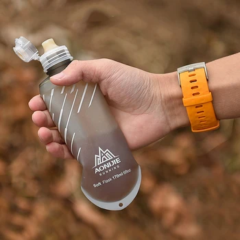 AONIJIE 2Pack Hidratacijos Pūslės Sporto Energetikos Minkštas Kolbą Vandens Butelis Rezervuaro už Maratonas Hidratacijos Pack 170ML