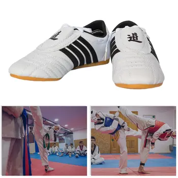Bokso Taekwondo Batai vyriški Aukštos Kokybės Orui Kung Fu Batai Wushu Taichi Karatė Kovos Menų Imtynių Kovos Sportbačiai