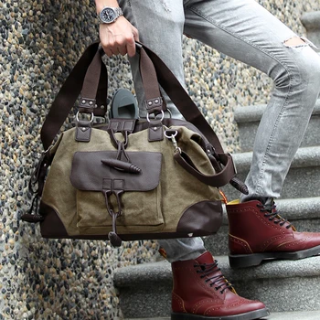 2016 nauja drobė maišelis Naujas Mados dizaino Plauti Drobė Vyrų pečių krepšiai, Multi krepšys