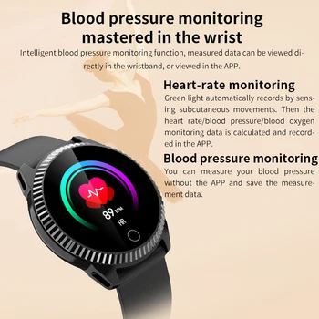 LIGE Moterų Fitneso Smart Watch Moteris Veikia Širdies ritmo Monitorius 