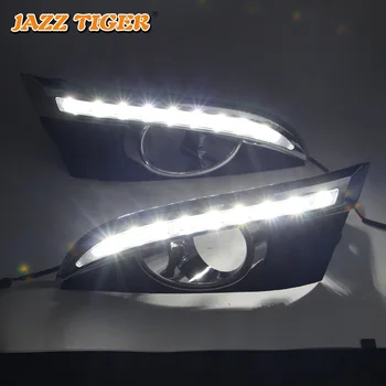 DŽIAZO TIGRAS pagelsti Signalo Funkciją Automobilių DRL Lemputė 12V LED Šviesos važiavimui Dieną Dienos šviesą, Už Chevrolet Captiva 2011 2012 2013