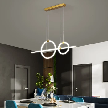 360 laipsnių ryškios Aukso Modernios LED Sieniniai šviestuvai Valgomasis, virtuvės Pakabos Šviestuvas colgante Avize blizgesio priedai veltiniams, vilna lempa
