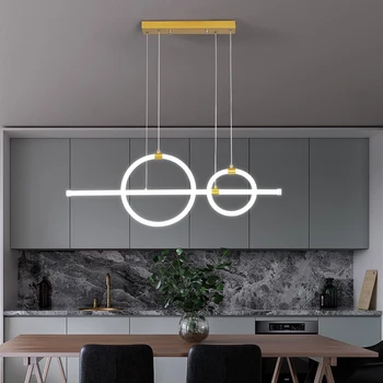 360 laipsnių ryškios Aukso Modernios LED Sieniniai šviestuvai Valgomasis, virtuvės Pakabos Šviestuvas colgante Avize blizgesio priedai veltiniams, vilna lempa