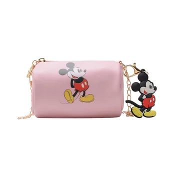 Disney Mielas Animacinių Filmų Mickey Mouse Spausdinti Krepšys Monetos Rankinėje Mickey Pečių Maišą 2020 M. Pavasarį Būgno Maišelį Mini Grandinės Krepšys