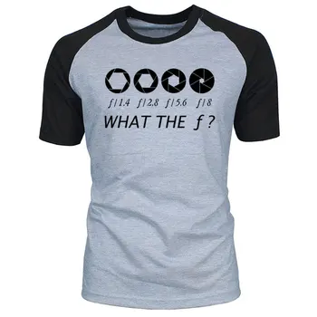 Fotografas - tai, Ką F - Stop Vyrų T-shirt Medvilnės Atsitiktinis vyriški T Marškinėliai Prekės ženklo Drabužių Trumpas raglan Rankovėmis Viršūnes Tees