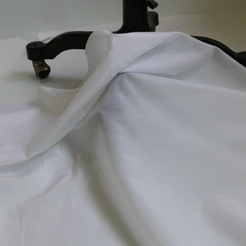 100cm*140cm Natūralus šilkas/medvilnė audinio vaiskiai balta šilko medžiagos suknelė pamušalas