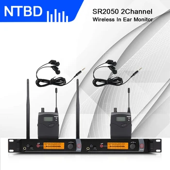 NTBD Etapo Rezultatus Garso Transliacijos SR2050 Profesinės Belaidžio In-Ear Stebėjimo Sistema, 2 Siųstuvai Atkurti Realaus Garso
