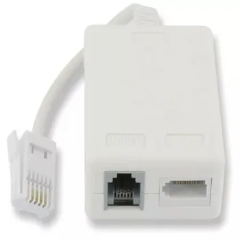 ADSL/ADSL2+ Microfilter Plačiajuosčio Interneto Mikro Filtras Splitter Su Laidu Vesti