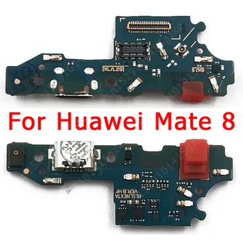 Originalus USB Mokestis Valdybos Huawei Mate 8 Mate8 Įkrovimo lizdas PCB Doko Jungtis, Flex Kabelis Pakeitimo Atsarginės Dalys