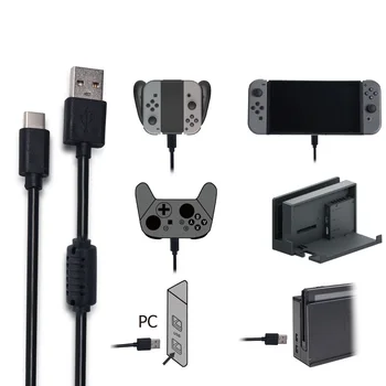 1,8 M USB Įkrovimo Kabelis Nintend Jungiklis NR NX Žaidimų Konsolės Duomenų Įkroviklio Maitinimo Kabelis Type-C Nintend Jungiklis NR Priedų
