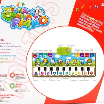 Vaikų Fortepijono 37 Klavišus Elektroninių Vargonų Muzikos Fortepijono Mokymo Klaviatūros, Pianinas Su Mikrofonu Švietimo Žaislas Muzikos Instrumentas