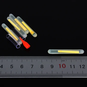 100vnt Cheminių Žvejybos Light Stick Žalia Spalva Švyti Lazdos Žūklės Reikmenimis su Nemokama Pašto 4.5 mm*37mm