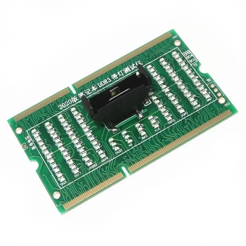 1pcs/daug Nešiojamas Atminties DDR3 dual apšviestas bandymo kortelės privalumus ir trūkumus dual testeris Sandėlyje