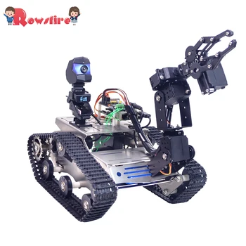 Programuojamas TH WiFi FPV Bakas Robotas Automobilinio Rinkinio su Arm už Arduino MEGA - Standartinė Versija/Vengimo Versija Smulkių ir Didesnių Letena