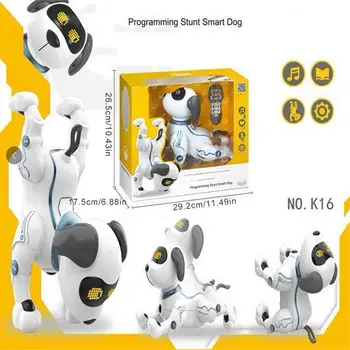 RC Protingas Robotas Šuns Žaislas Programavimo Protingas Kalbėti, Vaikščioti Robotas Šuo Pet Žaislas Gimtadienio, Kalėdų Dovanos, Žaislai Vaikams