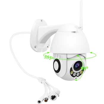 1080P Belaidės IP PTZ Kamera, WIFI 5X Zoom Lauko 960P CCTV Saugumo Kameros Vaizdo Stebėjimo Kameros Garso Naktinio Matymo Spalva