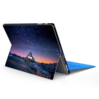 Medienos grūdų modelį Nešiojamojo kompiuterio Lipdukai Microsoft Surface Pro 5 Pro 6 Pro 7 Decal Odos Paviršiaus Pro X Pro 3 4 galinis Dangtelis