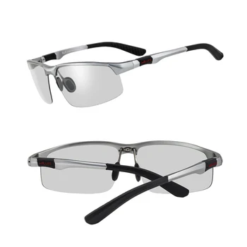 GUGUFISH Dviejų spalvų akiniai Aliuminio magnio poliarizuoti akiniai nuo saulės vyrų Žvejybos akinius laisvalaikio poliarizuota žvejybos akiniai