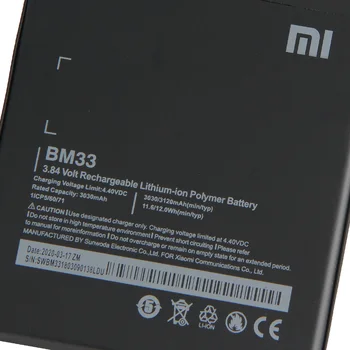 Xiao Xiaomi Mi BM33 Telefono Baterija Xiao mi 4i Mi4i 3120mAh BM33 Originalaus Akumuliatoriaus + Įrankis