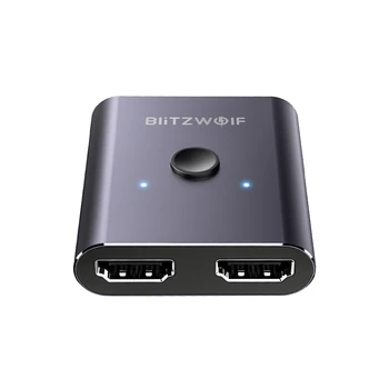 BlitzWolf Bi-Directional HDMI suderinamus Jungiklis 1 Input 2 Galia / 2 Įvesties Ir 1 Išvesties HDMI suderinamus Splitter Switcher PC TV