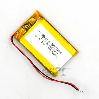 3.7 V 750mAh Li-Polimero 503048 Li-ion Lithium Cell Baterija MP3 MP4 Žaidėjas Pelės PSP Lampe Garsiakalbis Žaislai