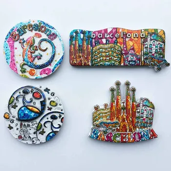 Ispanijos Barselonos Turizmo šaldytuvas magnetSouvenirs Magnetiniai Lipdukai, Šaldytuvas Lipdukai namų dekoro