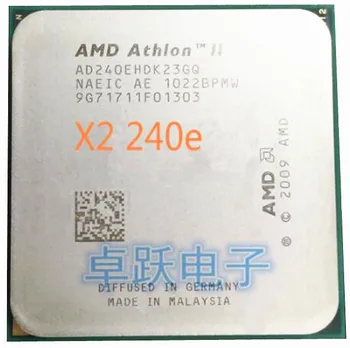 AMD CPU Athlon II X2 240E x2 240E CPU 2.8 GHz, Socket AM3 Procesoriaus 45W Dual-Core scrattered vienetų nemokamas pristatymas