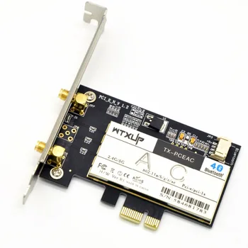 WTXUP už Broadcom DW1820 867Mbps 802.11 ac PCI Express Darbalaukio WiFi Adapteris Belaidis PCI-e WLAN Kortelė Bluetooth 4.1