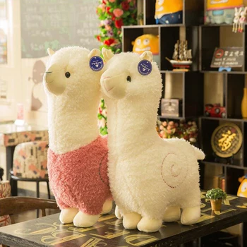Karšto Pardavimo Puikus Alpaka Pliušiniai Žaislai Mielas Alpakos Lėlės Vicugna Pacos Miega Pagalvę Gimtadienio dovana, Kalėdų Vaikų dovanų
