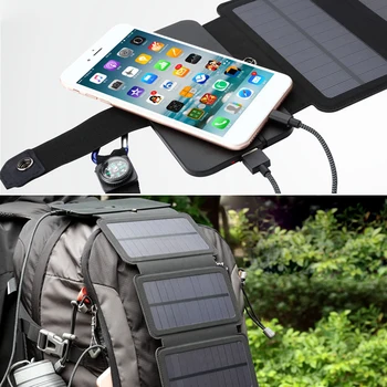 Plokštės Nešiojamų Mobiliųjų Telefonų Kroviklį Saulės Energija Varomas Valdybos Įkrovimo Krepšys Sulankstomas Paketo Lobis