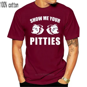 Parodyk Man Savo Pitties Pitbull Marškinėliai 2019 M. Vasarą vyriški trumpomis Rankovėmis T-Shirt